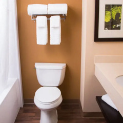 Отель Extended Stay America Fort Lauderdale - Cypress Creek Prk N ванная