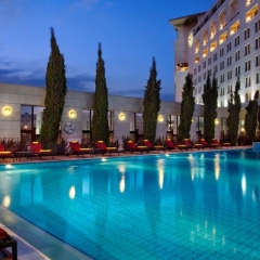 Отель Sheraton Amman Al Nabil Hotel Иордания, Амман - отзывы, цены и фото номеров - забронировать отель Sheraton Amman Al Nabil Hotel онлайн бассейн фото 2