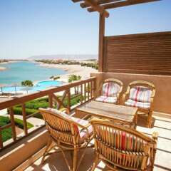 Апартаменты Lagoon Apartment in El Gouna - Sabina Y 160 балкон