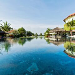 Отель Hoi An Silk Marina Resort & Spa Вьетнам, Хойан - отзывы, цены и фото номеров - забронировать отель Hoi An Silk Marina Resort & Spa онлайн приотельная территория фото 2