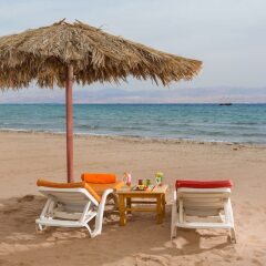Отель Strand Beach and Golf Taba Heights пляж фото 2