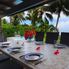 Отель Villa Maharepa Beach by Enjoy Villas Villa 3 питание
