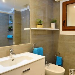 Отель Apartamento Bajo en Isla de la Toja ванная фото 2