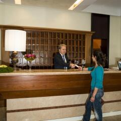 Отель Terme Milano Италия, Абано-Терме - 1 отзыв об отеле, цены и фото номеров - забронировать отель Terme Milano онлайн интерьер отеля фото 3