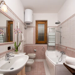 Отель Holiday House Le Palme Италия, Амальфи - отзывы, цены и фото номеров - забронировать отель Holiday House Le Palme онлайн ванная