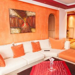 Апартаменты Bohemian Beauty In Neos Kosmos With Amazing Acropolis View комната для гостей фото 3