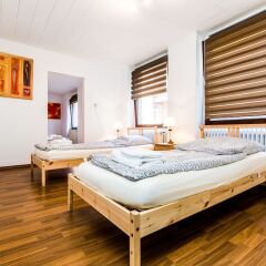 Отель Ferienwohnung Köln Mülheim Кёльн комната для гостей
