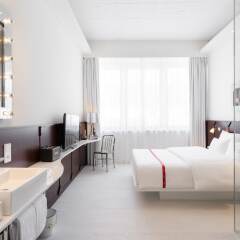 Ruby Leni Hotel Dusseldorf Дюссельдорф комната для гостей фото 3