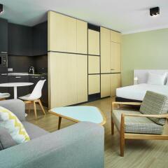 Отель Hilton Garden Inn Brussels City Centre комната для гостей