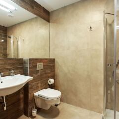 Отель Old Town Trio Apartments Литва, Вильнюс - отзывы, цены и фото номеров - забронировать отель Old Town Trio Apartments онлайн ванная фото 2