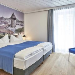 Отель Central Luzern Швейцария, Люцерн - отзывы, цены и фото номеров - забронировать отель Central Luzern онлайн комната для гостей фото 4