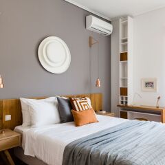 Отель UPSTREET Adorable 2BD Apt near Kallimarmaro Stadium Греция, Афины - отзывы, цены и фото номеров - забронировать отель UPSTREET Adorable 2BD Apt near Kallimarmaro Stadium онлайн комната для гостей фото 5