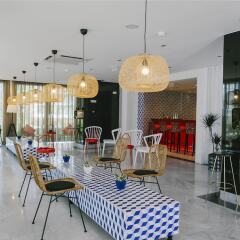 Topazio Mar Beach Hotel & Apartments интерьер отеля