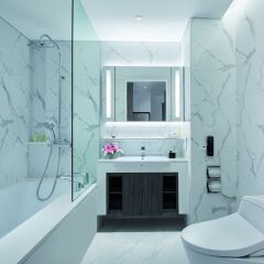 Отель Somerset Maison Asoke Bangkok Бангкок ванная