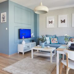 Апартаменты Praga-Poludnie Blue Apartment Варшава комната для гостей фото 3
