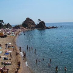 Отель Costa Brava Испания, Бланес - отзывы, цены и фото номеров - забронировать отель Costa Brava онлайн пляж