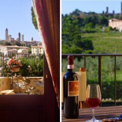 Отель Locanda Viani Италия, Сан-Джиминьяно - отзывы, цены и фото номеров - забронировать отель Locanda Viani онлайн балкон