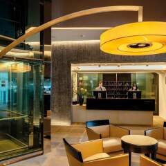 Отель QF Hotel Dresden Германия, Дрезден - отзывы, цены и фото номеров - забронировать отель QF Hotel Dresden онлайн интерьер отеля фото 2