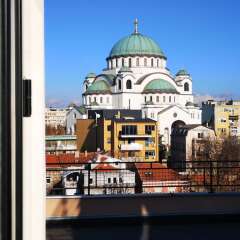 Crystal Hotel Belgrade балкон