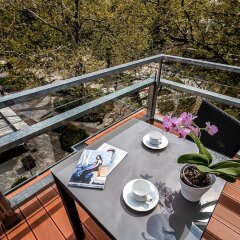 Отель Bonvital Wellness & Gastro Hotel Hévíz - Adults Only Венгрия, Хевиз - 1 отзыв об отеле, цены и фото номеров - забронировать отель Bonvital Wellness & Gastro Hotel Hévíz - Adults Only онлайн балкон