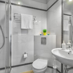 Отель Aurora Residence Польша, Лодзь - отзывы, цены и фото номеров - забронировать отель Aurora Residence онлайн ванная фото 2