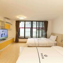 Апартаменты Tengsen Apartment Wanke Yuncheng Branch комната для гостей фото 4