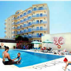 Отель Europa Hotel Греция, Родос - 2 отзыва об отеле, цены и фото номеров - забронировать отель Europa Hotel онлайн бассейн фото 2