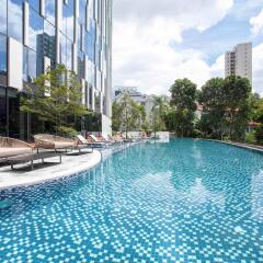 Отель Novotel Singapore on Stevens бассейн фото 2