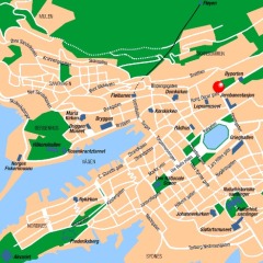 Отель Villa Terminus Берген городской автобус