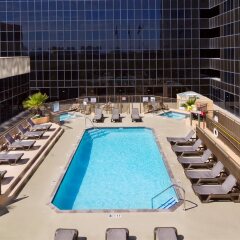 Отель Hilton Los Angeles Airport США, Лос-Анджелес - 10 отзывов об отеле, цены и фото номеров - забронировать отель Hilton Los Angeles Airport онлайн бассейн фото 2