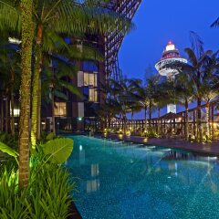 Отель Crowne Plaza Changi Airport бассейн фото 3