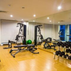 Отель Patio Luxury Suites фитнесс-зал