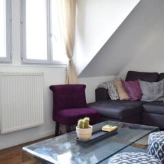 Апартаменты 1 Bedroom Apartment With Amazing Views in Paris комната для гостей фото 4