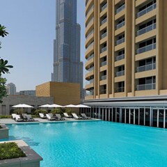 Отель Address Dubai Mall Дубай бассейн фото 2