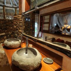 Отель Green Lodge Moorea ванная