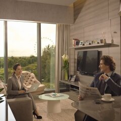 Отель Pan Pacific Serviced Suites Beach Road, Singapore спа