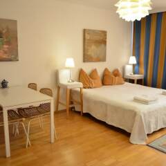 Апартаменты GoVienna Urban Living Belvedere Apartment комната для гостей фото 2