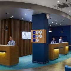 Гостиница Holiday Inn Express Moscow - Khovrino интерьер отеля