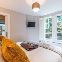 Отель 21A Luxury Apartment Великобритания, Глазго - отзывы, цены и фото номеров - забронировать отель 21A Luxury Apartment онлайн комната для гостей фото 4