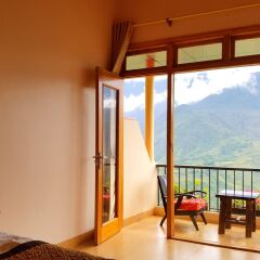 Sapa Odyssey Hostel Шапа балкон