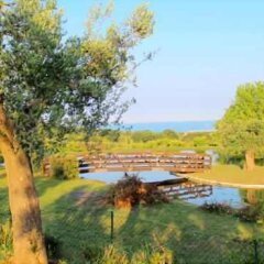 Отель B&B La Casa tra gli Ulivi Чивитанова-Марке приотельная территория