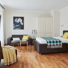 Отель VISIONAPARTMENTS Zurich Albertstrasse Цюрих комната для гостей фото 2