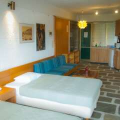 Отель Apollonia Hotel Apartments Греция, Вари-Вула-Вулиагмени - 1 отзыв об отеле, цены и фото номеров - забронировать отель Apollonia Hotel Apartments онлайн комната для гостей фото 5