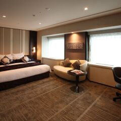 Отель Ana Crowne Plaza Fukuoka Хаката комната для гостей фото 4