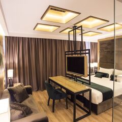 Отель Eden Garden Suites Сербия, Белград - отзывы, цены и фото номеров - забронировать отель Eden Garden Suites онлайн комната для гостей фото 5
