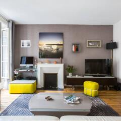 Отель onefinestay - Bastille Apartments Франция, Париж - отзывы, цены и фото номеров - забронировать отель onefinestay - Bastille Apartments онлайн комната для гостей фото 3