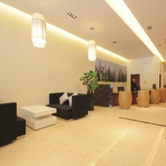 Отель Rayfont Hongqiao Hotel & Apartment Shanghai Китай, Шанхай - 1 отзыв об отеле, цены и фото номеров - забронировать отель Rayfont Hongqiao Hotel & Apartment Shanghai онлайн интерьер отеля