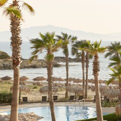 Отель Grecotel Olympia Oasis & Aqua Park пляж фото 2