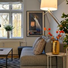 Апартаменты Super Cozy 3-bedroom Duplex Apartment in Frederiksberg Close to Copenhagen Zoo Фредериксберг интерьер отеля