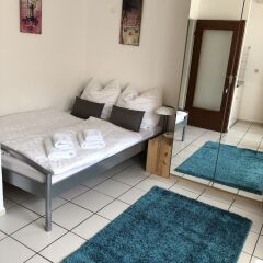 Отель WallsideMidtown Studios Nuremberg Германия, Нюрнберг - отзывы, цены и фото номеров - забронировать отель WallsideMidtown Studios Nuremberg онлайн комната для гостей фото 2